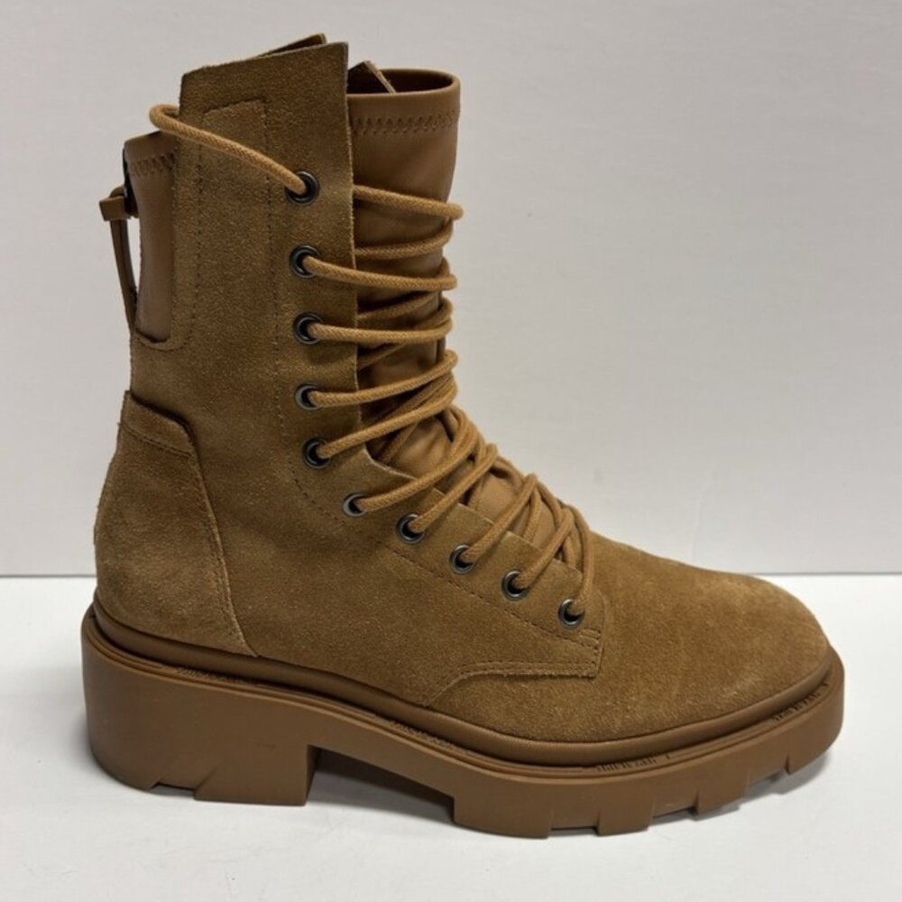 Ash Women’s Maddox, Brown Lace-Up Boots, Size US 10 M, EUR 40